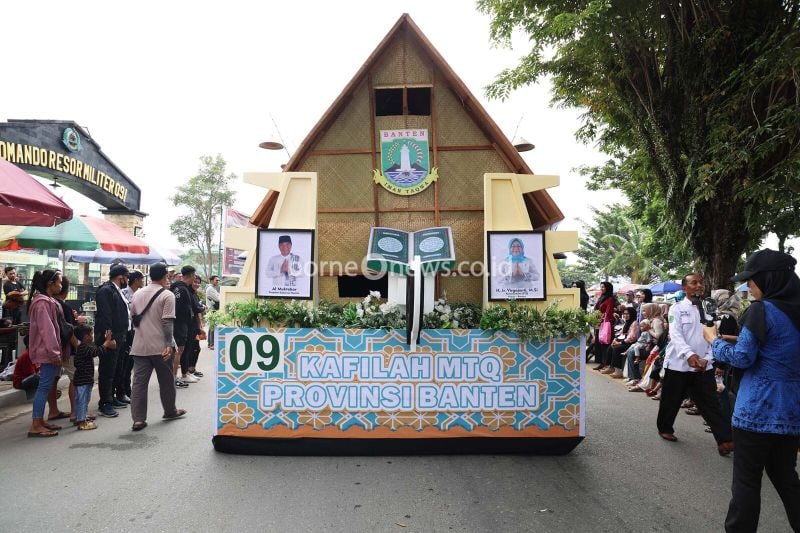 Kafilah Banten Tampilkan Leuit Badui di MTQN XXX Kaltim 2024