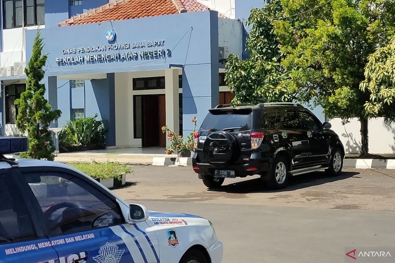 Sekolah Menengah Atas Negeri 2 Cianjur, Jawa Barat. ANTARA/Ahmad Fikri