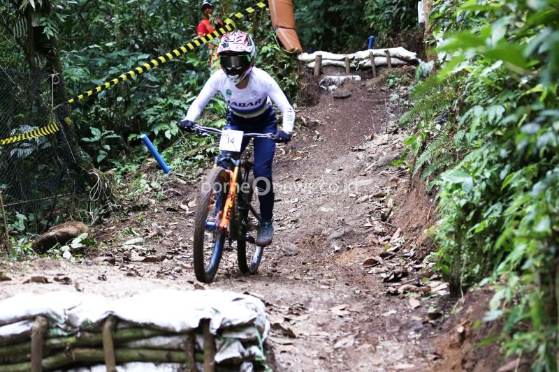 Uji Coba Trek Downhill di PON XXI, 22 Pesepeda Bertanding di Karo