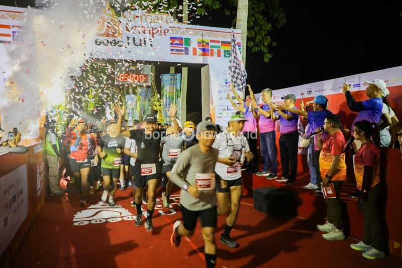 Ribuan Pelari Ikuti Sleman Temple Run 2024 di Yogyakarta
