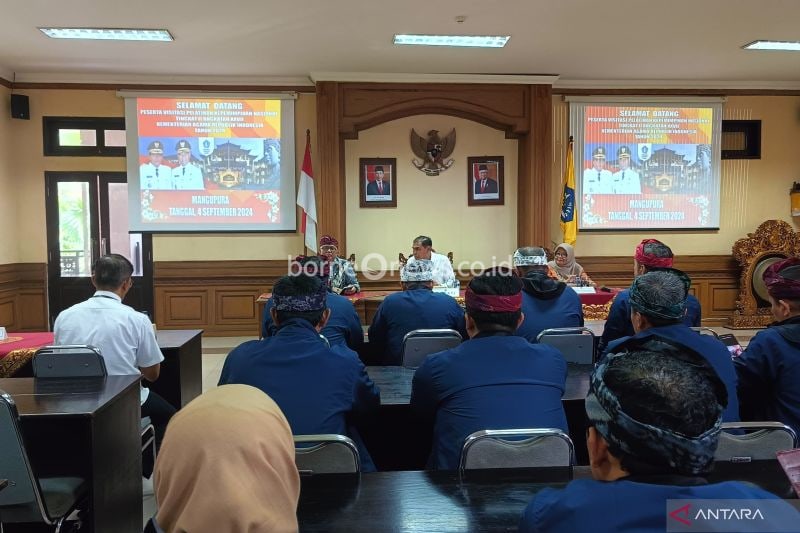Visitasi Pelatihan Kepemimpinan Nasional Kementerian Agama RI di Badung, Bali, Rabu (4/9/2024). ANTARA/HO-Kemenag RI.