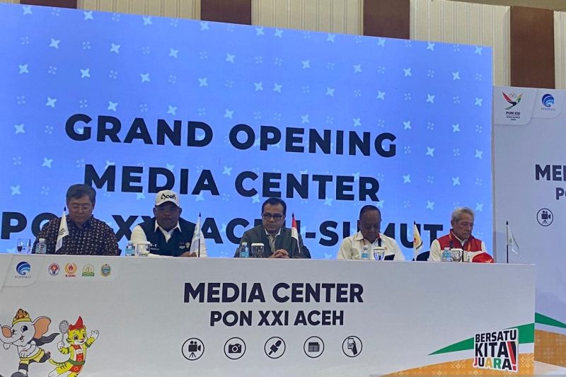 Media Center PON XXI di Aceh Resmi Dibuka, Dukung Peliputan Jurnalis