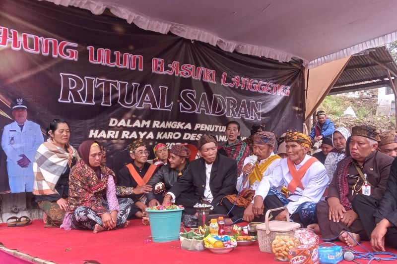 Tradisi Nyadran di Desa Argosari, Kecamatan Senduro, Kabupaten Lumajang. ANTARA/HO-Muspika Senduro