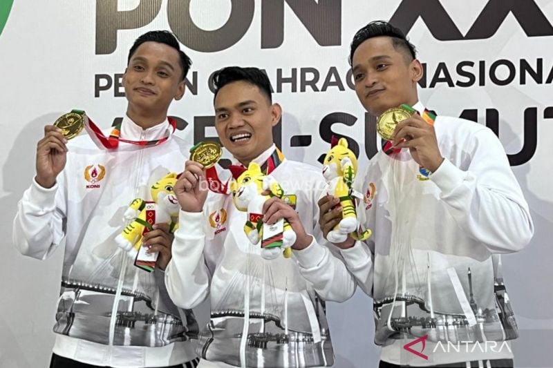 Jambi Raih Medali Emas Trio Aerobik di PON Aceh-Sumut 2024