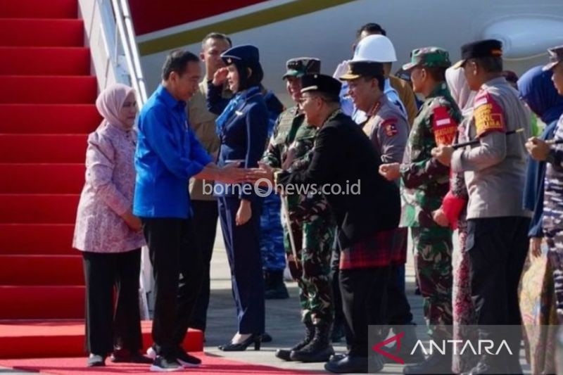 Kedatangan Presiden Jokowi Sambut Bahagia Masyarakat Kaltim