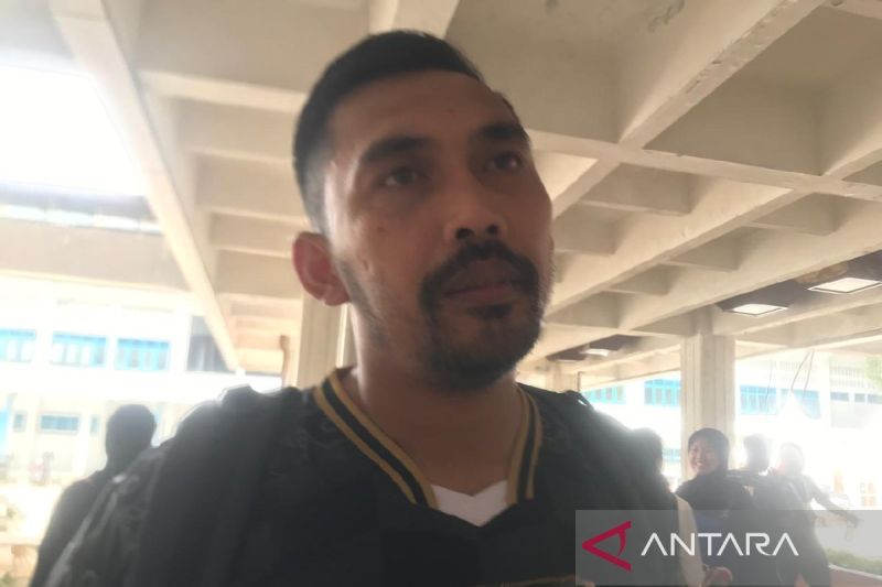 Pelatih hoki indoor putri Jawa Barat Yuda Kusmayadi Ramadhani (ANTARA/Anggi Luthfi Panggabean)