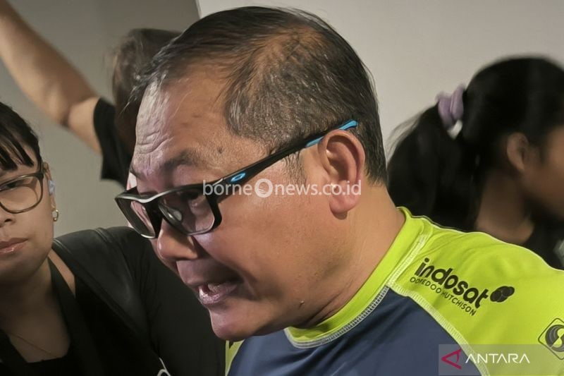 Manajer tim nasional Indonesia Kombes Pol Sumardji memberikan pernyataan kepada pewarta di Stadion Kadya Gelora Bung Karno, Jakarta, Minggu (8/9/2024). (ANTARA/Michael Siahaan)