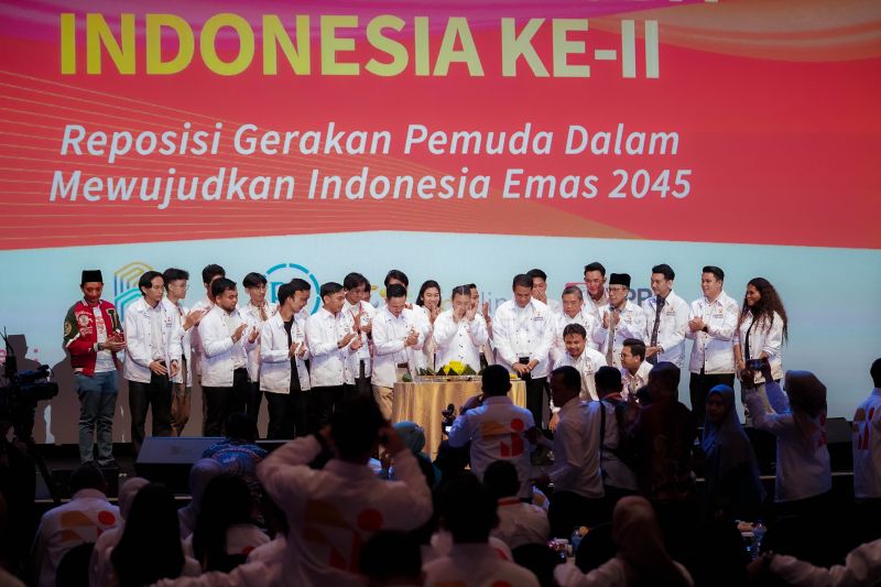 Rembuk Pemuda saat menggelar Rembuk Nasional Pemuda Indonesia (RNPI) II di Jakarta, Minggu (8/9/2024). ANTARA/HO-Rembuk Pemuda