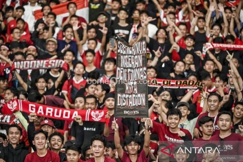 Kehadiran Suporter Berarti Motivasi untuk Timnas Indonesia Menghadapi Australia