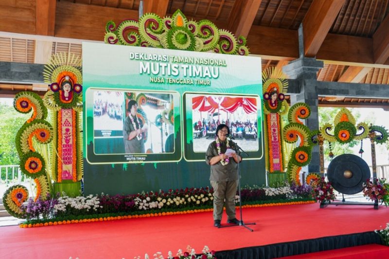 Menteri LHK Deklarasikan Taman Nasional Mutis Timau di NTT