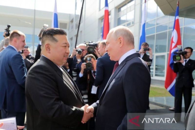 Putin Ucapkan Selamat ke Kim Jong Un pada Ulang Tahun Korut