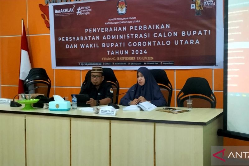 Tiga Pasangan Calon di Gorontalo Utara Perbaiki Syarat Pilkada