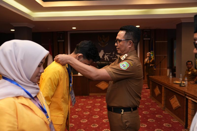 Unkhair akan tempatkan mahasiswanya di Pemprov Malut melalui program Merdeka Belajar Kampus Merdeka (MBKM) digagas Menteri Pendidikan dan Kebudayaan untuk mendorong mahasiswa menguasai berbagai keilmuan untuk bekal memasuki dunia kerja, Senin (9/9/2024). ANTARA/Abdul Fatah (Abdul Fatah)