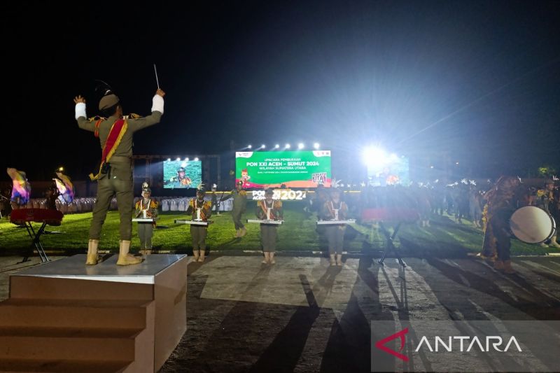Ribuan Warga Sumut Antusias Menyaksikan Pembukaan PON 2024