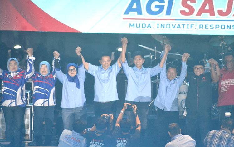 Didukung Lima Partai, Agi-Saja Deklarasikan Diri Sebagai Cabup dan Wabup Barito Utara