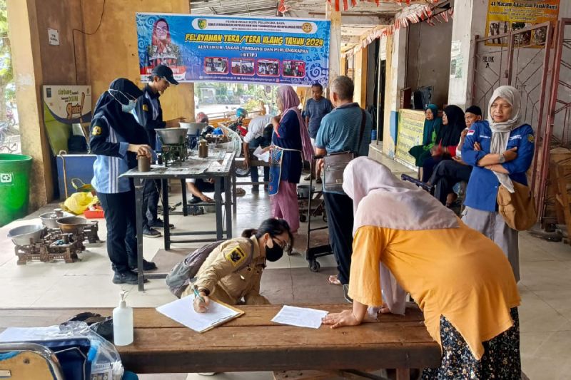 Tera Ulang Timba Pedagang di Palangka Raya Cegah Kecurangan