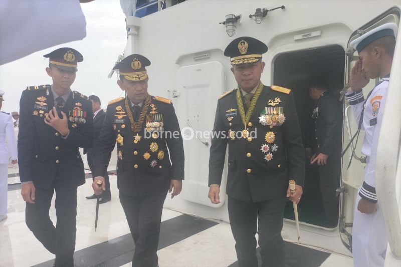 Panglima TNI dan Kapolri Hadiri HUT Ke-79 TNI AL di Jakarta
