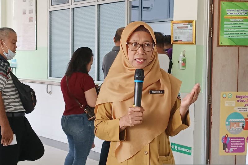 Kegiatan edukasi cegah cacar monyet (ANTARA/Dedi)