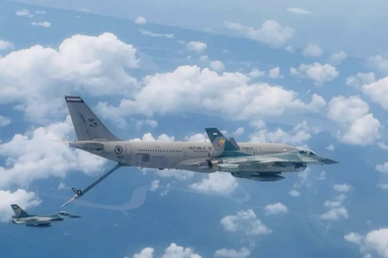 Latihan Bersama TNI AU dan RSAF Tingkatkan Kemampuan Penerbang F-16