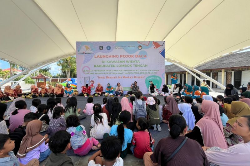 ITDC Luncurkan Pojok Baca dan Program Pencegahan Stunting di Mandalika