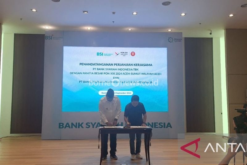 BSI Tanda Tangani Kerja Sama Sponsorship untuk PON XXI Aceh-Sumut