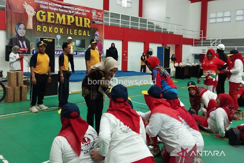 Ibu Rumah Tangga Diajak Berperan Perangi Rokok Ilegal di Demak