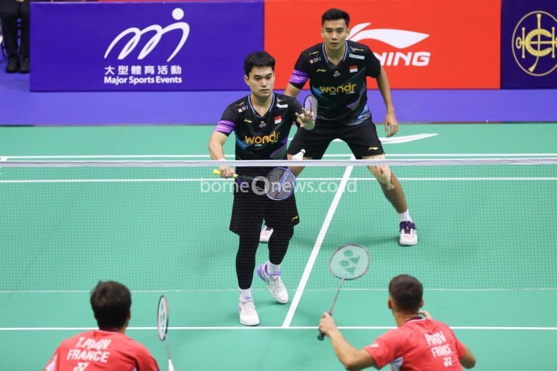 Leo Rolly Carnando dan Bagas Maulana Melaju ke 16 Besar Hong Kong Open 2024