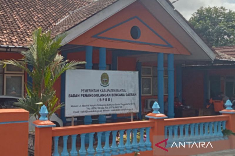 Kantor BPBD Kabupaten Bantul, Daerah Istimewa Yogyakarta. ANTARA/Hery Sidik
