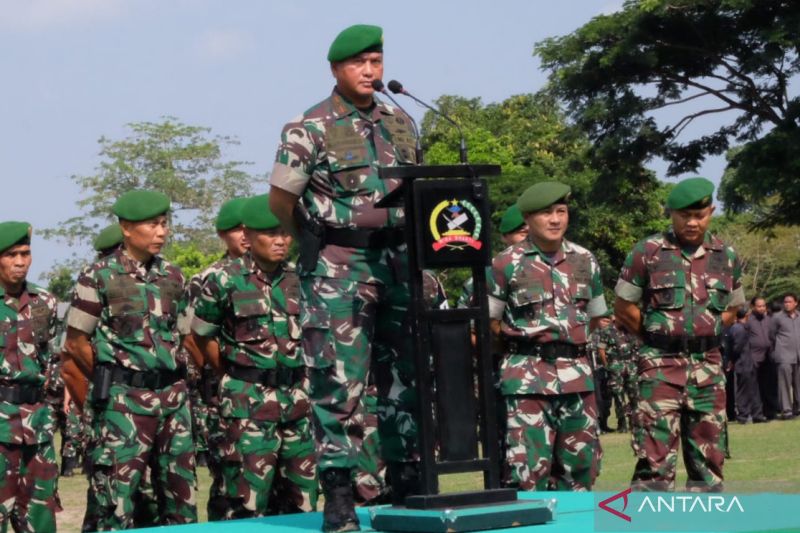 Danrem 162/Wira Bhakti Brigjen TNI Agus Bhakti. ANTARA/Dhimas B.P.