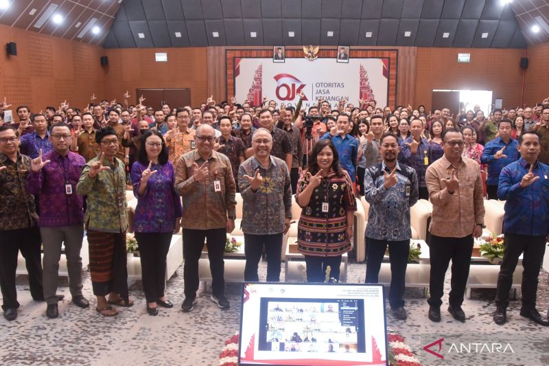 OJK Bali mengadakan diskusi lelang agunan dan dampak implementasi sertifikat elektronik pada proses lelang bagi BPR dan BPR Syariah di Denpasar, Bali, Rabu (11/9/2024). ANTARA/HO-OJK Bali