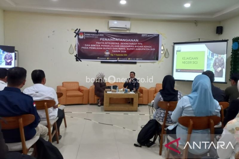 KPU Sigi Pastikan Sekretariat PPK Pahami Pengelolaan Keuangan Pilkada