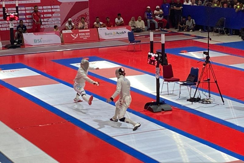 Atlet Aceh Melaju ke Semifinal Anggar Sabel Perorangan Putra