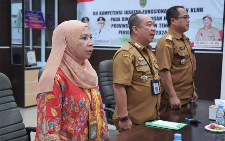 Uji Kompetisi Jabatan Fungsional, Kepala DLH Kalteng Ingatkan SDM Handal