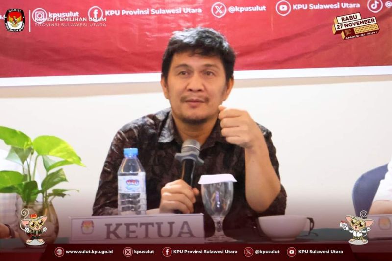 Ketua KPU Sulut Kenly Poluan. ANTARA/HO-KPU SULUT