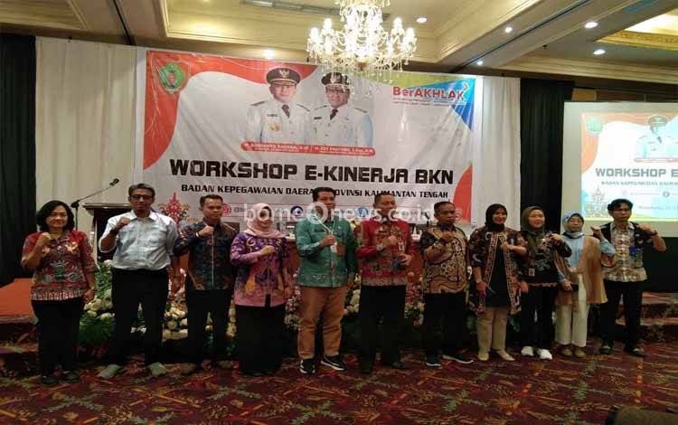 Foto bersama saat kegiatan Workshop E-Kinerja BKN di Bandung, Kamis, 12 September 2024. (FOTO: IST)