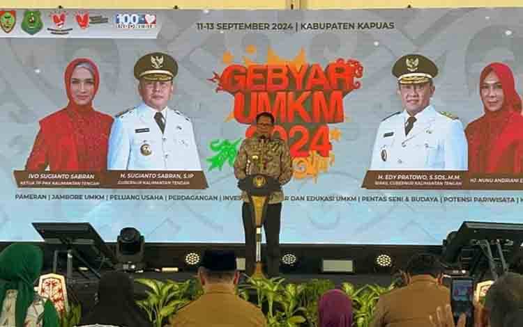 Kapuas Tuan Rumah Gebyar UMKM Wilayah Tengah