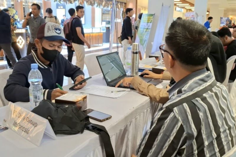 Penyelenggaraan Bengkulu Job Fair 2024, di Bengkulu, Kamis (12/9/2024). ANTARA/HO-Media Center Provinsi Bengkulu