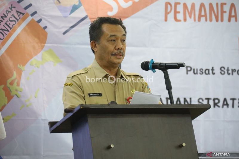 Kepala BSKDN Kemendagri Yusharto Huntoyungo saat membuka Seminar Analisis Pemanfaatan Kartu Identitas Anak dalam Pelayanan Publik di Jakarta, Selasa (10/9/2024). ANTARA/HO-Puspen Kemendagri