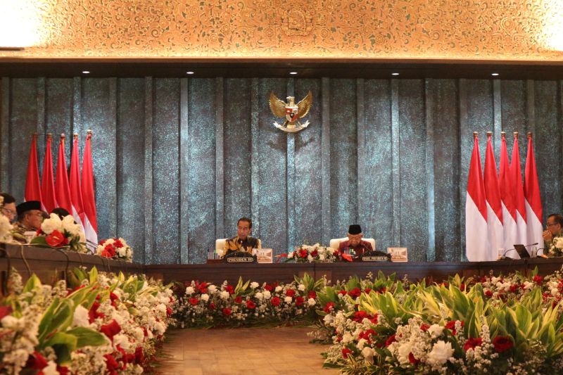 Jokowi Gelar Pertemuan Terakhir Kabinet di Nusantara Sebelum Purna Tugas