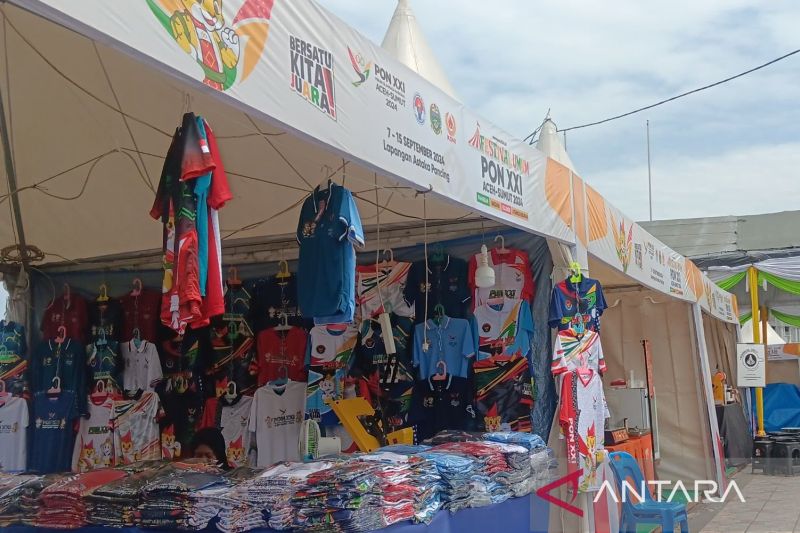 Penjualan Kaos PON 2024 Meroket di Medan, Rame Diburu Masyarakat