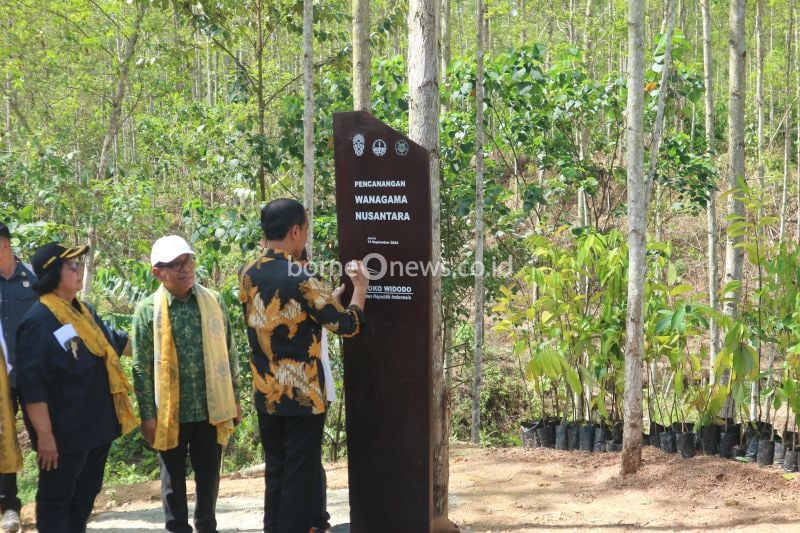 Presiden Joko Widodo Luncurkan Hutan Pendidikan Wanagama Nusantara