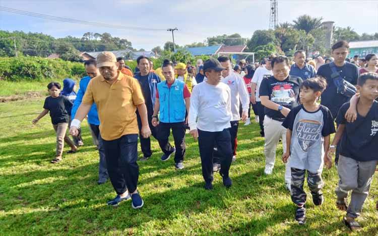 ASRI Ajak Warga Kalteng Terapkan Pola Hidup Sehat Lewat Jalan Sehat di Kapuas