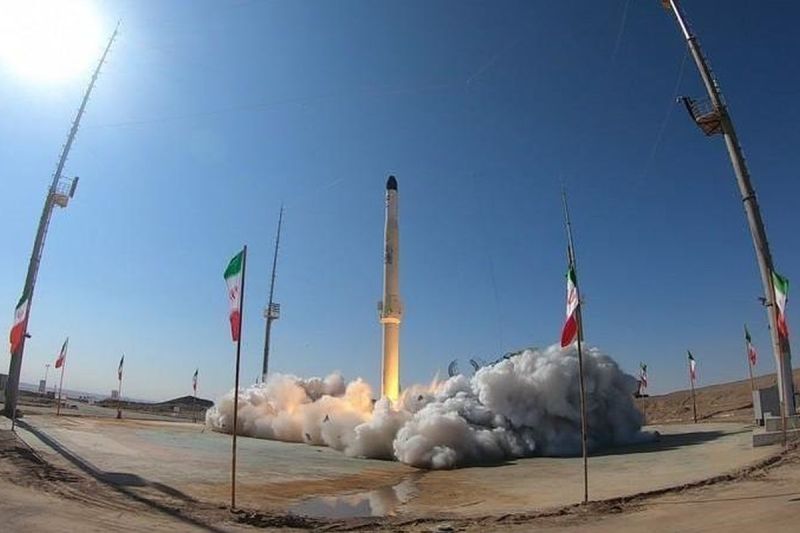 Arsip - Peluncuran satelit Iran pada Januari 2024. (ANTARA/Anadolu/as)