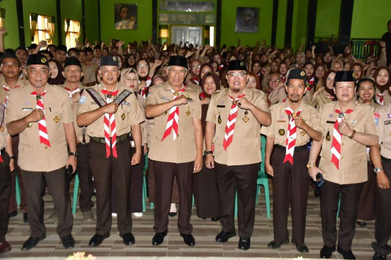 Kursus Orientasi Pembina Pramuka di Rejang Lebong Tingkatkan Kedisiplinan