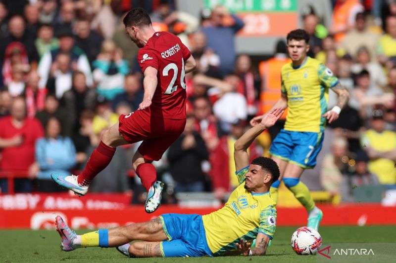 Liverpool Terguncang, Kalah 0-1 di Tangan Nottingham Forest di Anfield