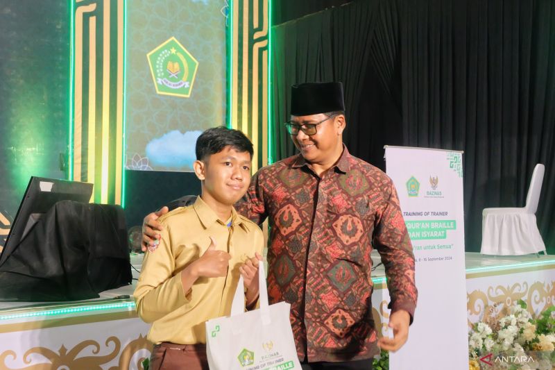 BAZNAS Akses Al Quran untuk Disabilitas di MTQN ke-30 Samarinda