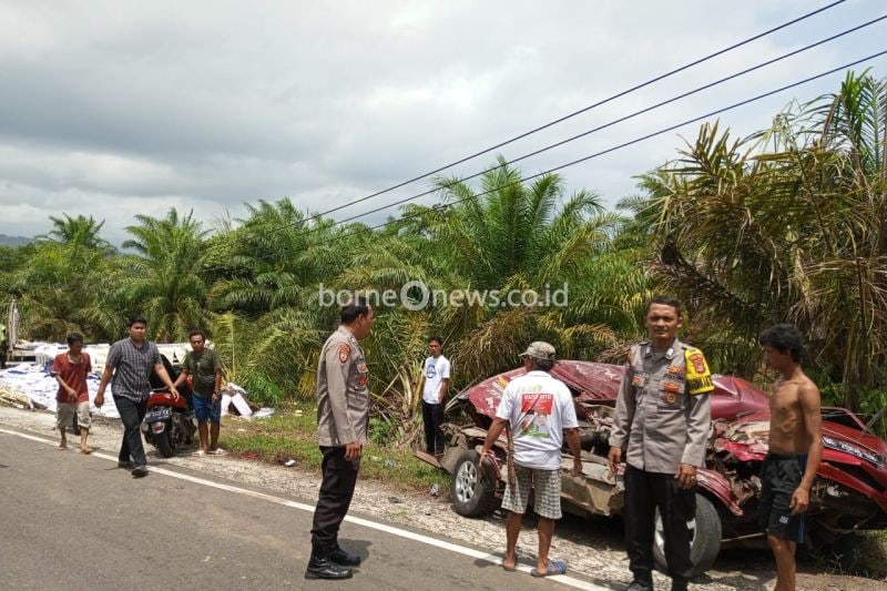 Kecelakaan Truk Hino Fuso Tewaskan Dua Orang di Pesisir Barat