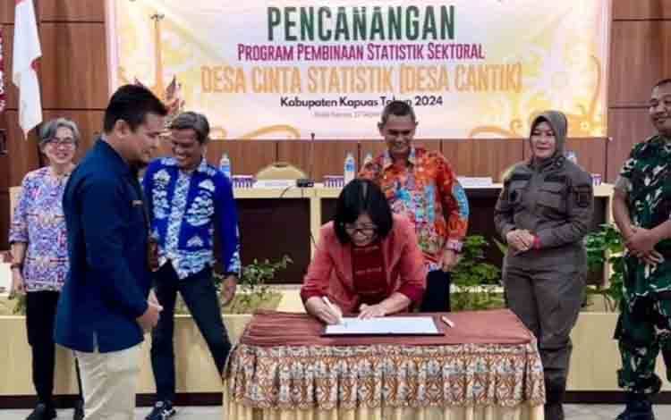 Program Desa Cinta Statistik Dicanangkan di Kapuas