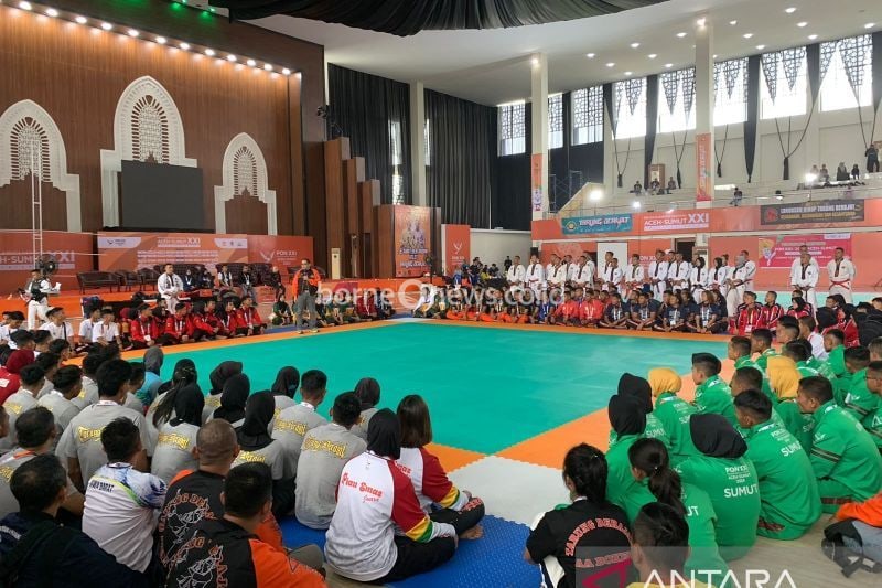 Persiapan Atlet Tarung Derajat Menuju PON Aceh-Sumut 2024