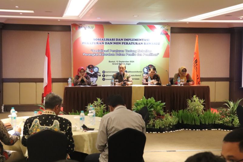 Bawaslu Bantul Sosialisasikan Larangan Keterlibatan Perangkat Desa dalam Pilkada